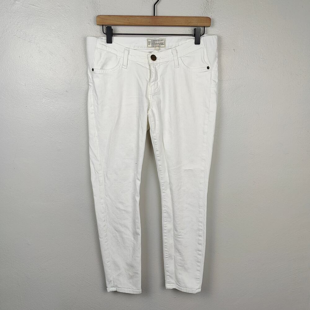 Hatch x Current Elliott Maternity Stiletto Jeans Womens 29 White‎ Wash Stretch